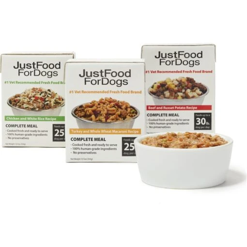 JustFoodForDogs Pantry Fresh Beef, Chicken & Turkey Variety Pack Dog Fresh Food, 12.5-oz Bag, Case Of 6 -Dog Supplies 749790 MAIN. AC SS1800 V1693584295