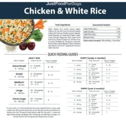 JustFoodForDogs Pantry Fresh Chicken & White Rice Fresh Dog Food -Dog Supplies 749838 PT7. AC SS1800 V1696533770