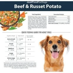 JustFoodForDogs Pantry Fresh Beef & Russet Potato Fresh Dog Food -Dog Supplies 749854 PT7. AC SS1800 V1696533316