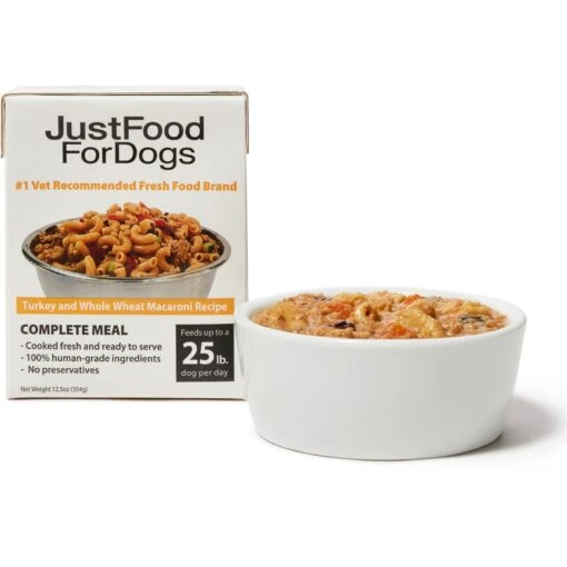 JustFoodForDogs Pantry Fresh Turkey & Whole Wheat Macaroni Fresh Dog Food -Dog Supplies 749870 MAIN. AC SS1800 V1696520559