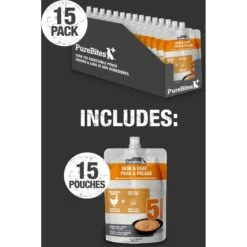 PureBites Plus Squeezables- Skin & Coat Dog Food Toppings -Dog Supplies 750798 PT5. AC SS1800 V1677594564