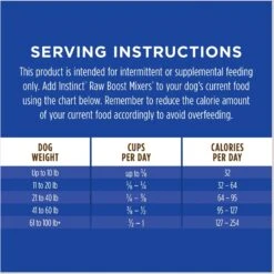 Instinct Boost Mixers Multivitamin Grain-Free Freeze-Dried Raw Adult 7+ Dog Food Topper -Dog Supplies 755670 PT8. AC SS1800 V1690814100