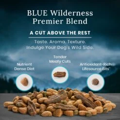 Blue Buffalo Blue Wilderness Premier Blend With Meaty Cuts Chicken Large Breed Adult Dry Dog Food, 24-lb Bag -Dog Supplies 761774 PT2. AC SS1800 V1680630717