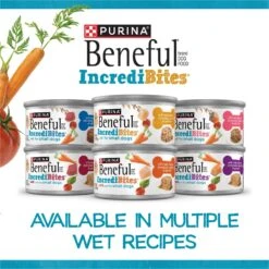 Purina Beneful IncrediBites Chicken & Bacon Flavor In A Savory Gravy Pate Small Wet Dog Food -Dog Supplies 768510 PT2. AC SS1800 V1699391909