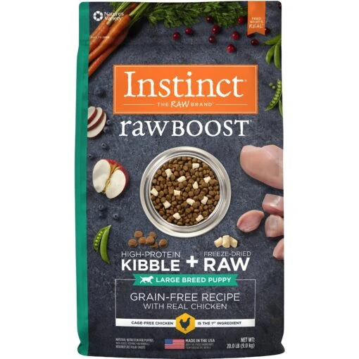 Instinct Raw Boost Large Breed Puppy Grain-Free Recipe With Real Chicken & Freeze-Dried Raw Pieces Dry Dog Food -Dog Supplies 76866 PT8. AC SS1800 V1565022122