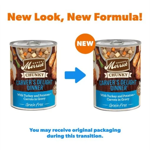 Merrick Chunky Grain-Free Wet Dog Food Carvers Delight Dinner -Dog Supplies 77014 PT1. AC SS1800 V1643413319