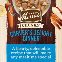 Merrick Chunky Grain-Free Wet Dog Food Carvers Delight Dinner -Dog Supplies 77014 PT3. AC SS1800 V1643408816