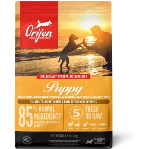 ORIJEN Puppy Recipe Poultry & Fish Pate Grain-Free Wet Dog Food & ORIJEN Puppy Grain-Free Dry Puppy Food -Dog Supplies 774390 PT1. AC SS1800 V1684454114