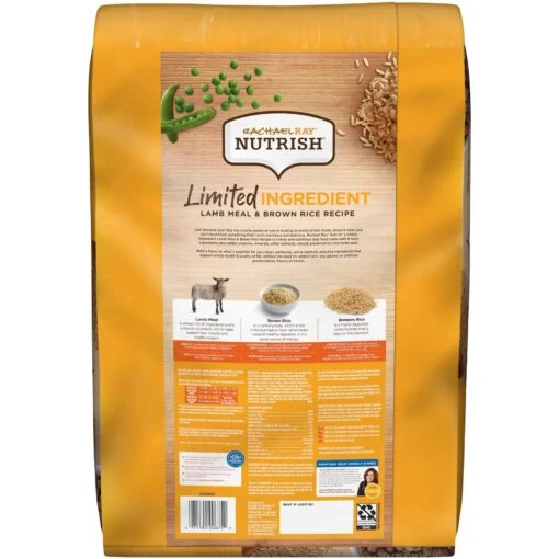 Rachael Ray Nutrish Limited Ingredient Lamb Meal & Brown Rice Recipe Dry Dog Food -Dog Supplies 77994 PT2. AC SS1800 V1676557247