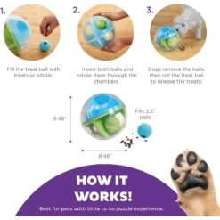 Outward Hound A-Maze Ball Puzzle & Treat Maze Interactive Dog Toy, Green -Dog Supplies 786510 PT2. AC SS1800 V1694286770