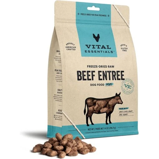 Vital Essentials Beef Nibs Entree Freeze-Dried Raw Dog Food -Dog Supplies 793582 MAIN. AC SS1800 V1680122819