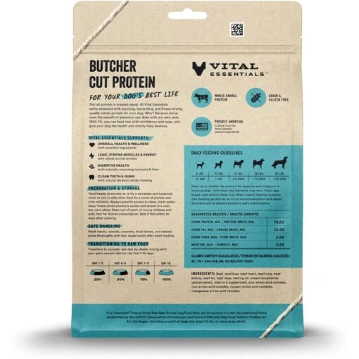 Vital Essentials Beef Nibs Entree Freeze-Dried Raw Dog Food -Dog Supplies 793582 PT1. AC SS1800 V1680183686