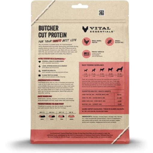 Vital Essentials Chicken Nibs Entree, Freeze-Dried Raw Dog Food 14-oz Bag -Dog Supplies 793662 PT1. AC SS1800 V1680122761