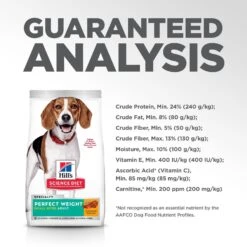 Hill's Science Diet Adult Perfect Weight Small Bites Chicken Recipe Dry Dog Food -Dog Supplies 794886 PT8. AC SS1800 V1679494652