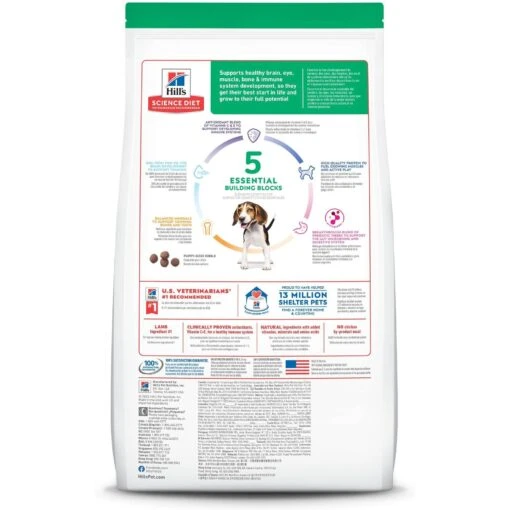 Hill's Science Diet Puppy Lamb Meal & Brown Rice Recipe Dry Dog Food -Dog Supplies 804046 PT1. AC SS1800 V1699303305