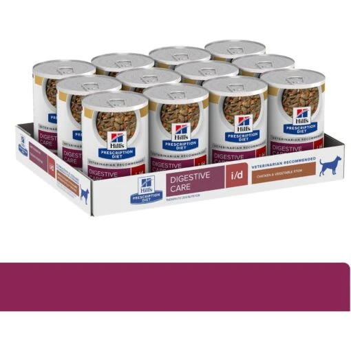 Hill's Prescription Diet I/d Digestive Care Chicken & Vegetable Stew Wet Dog Food -Dog Supplies 81163 PT1. AC SS1800 V1646169390