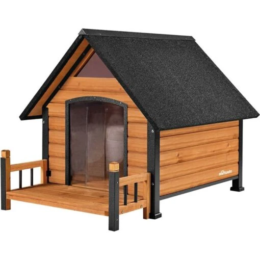 Aivituvin Strong Iron Frame Outdoor Dog House With Porch, Small -Dog Supplies 812766 MAIN. AC SS1800 V1679591962