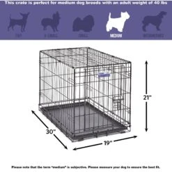 MidWest ICrate Fold & Carry Single Door Collapsible Wire Dog Crate & MidWest Steel Pet Gate -Dog Supplies 815134 PT3. AC SS1800 V1679502133