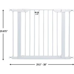 MidWest ICrate Fold & Carry Single Door Collapsible Wire Dog Crate & MidWest Steel Pet Gate -Dog Supplies 815134 PT7. AC SS1800 V1679502822