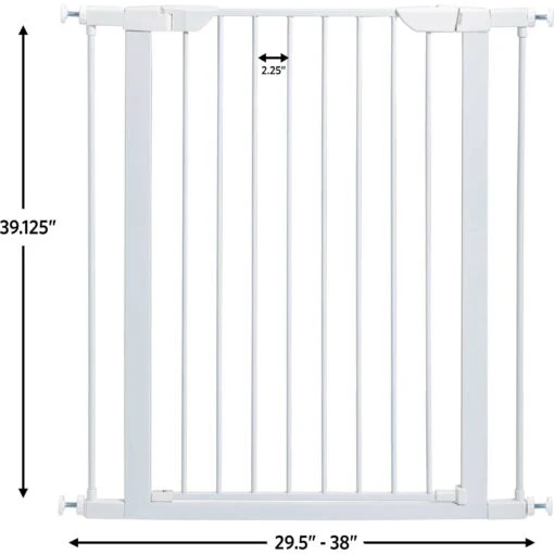 MidWest ICrate Fold & Carry Double Door Collapsible Wire Dog Crate & MidWest Steel Pet Gate -Dog Supplies 815238 PT7. AC SS1800 V1679500865