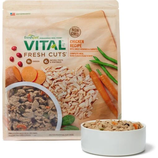 Freshpet Vital Fresh Cuts Chicken Recipe Fresh Dog Food -Dog Supplies 824974 MAIN. AC SS1800 V1681151537