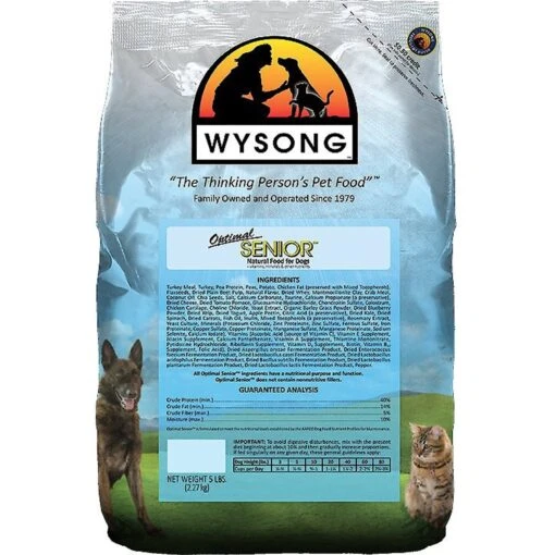 Wysong Optimal Senior Dry Dog Food -Dog Supplies 82572 MAIN. AC SS1800 V1614645390