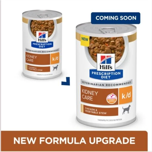 Hill's Prescription Diet K/d Kidney Care Chicken & Vegetable Stew Canned Dog Food -Dog Supplies 82589 PT1. AC SS1800 V1691776159