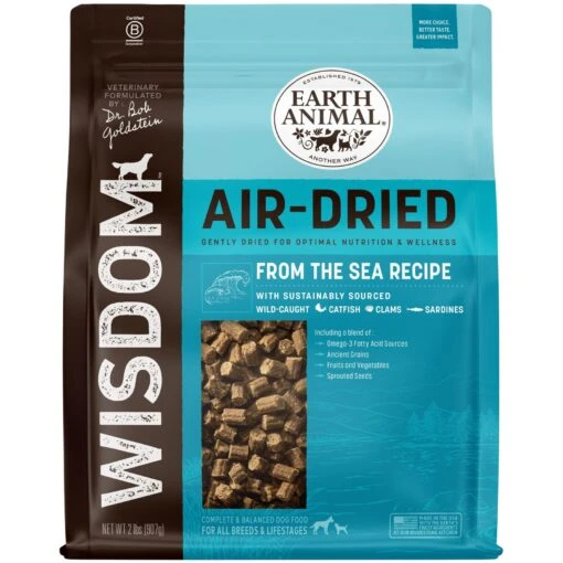 Earth Animal Wisdom Air-Dried From The Sea Recipe Premium Natural Dog Food, 2-lb Bag -Dog Supplies 840118 MAIN. AC SS1800 V1684334957