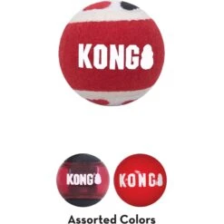 KONG Signature Balls Dog Toy, Large, 3 Count -Dog Supplies 841694 PT3. AC SS1800 V1682442564