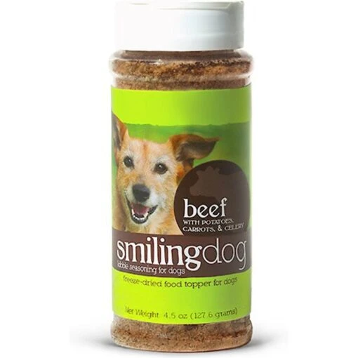 Herbsmith Smiling Dog Kibble Seasoning Freeze-Dried Beef With Potatoes, Carrots, & Celery Dog Food Topper -Dog Supplies 84492 MAIN. AC SS1800 V1628800868