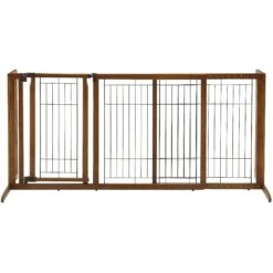 Richell Deluxe Freestanding Gate With Door For Dogs & Cats -Dog Supplies 85211 PT2. AC SS1800 V1569016071