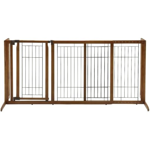 Richell Deluxe Freestanding Gate With Door For Dogs & Cats -Dog Supplies 85211 PT2. AC SS1800 V1569016071