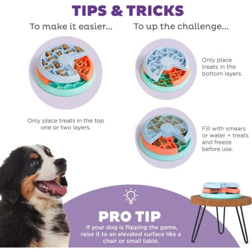 Outward Hound Puppy Lickin' Layers Slow Feeder For Puppies Interactive Dog Puzzle Game, Multiple Colors -Dog Supplies 855574 PT3. AC SS1800 V1694286652