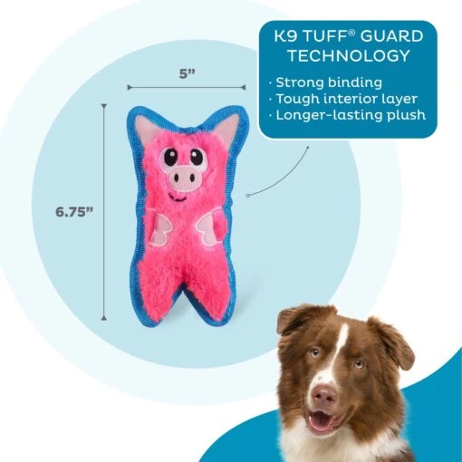 Outward Hound Invincibles Minis Squeaky Stuffing-Free Plush Dog Toy -Dog Supplies 85905 PT2. AC SS1800 V1636512377