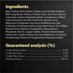 Cesar Loaf & Topper In Sauce Angus Beef Flavor With Bacon & Cheese Grain-Free Small Breed Adult Wet Dog Food Trays -Dog Supplies 86061 PT5. AC SS1800 V1695746086