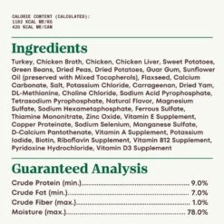 Nutro Premium Loaf Turkey, Sweet Potato & Green Bean Grain-Free Adult Canned Wet Dog Food -Dog Supplies 86736 PT5. AC SS1800 V1691422426