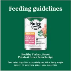 Nutro Premium Loaf Turkey, Sweet Potato & Green Bean Grain-Free Adult Canned Wet Dog Food -Dog Supplies 86736 PT6. AC SS1800 V1691423158