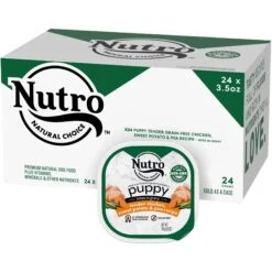 Nutro Puppy Tender Grain-Free Chicken, Sweet Potato & Pea Recipe Bites In Gravy Wet Dog Food Trays -Dog Supplies 86748 PT2. AC SS1800 V1691418333