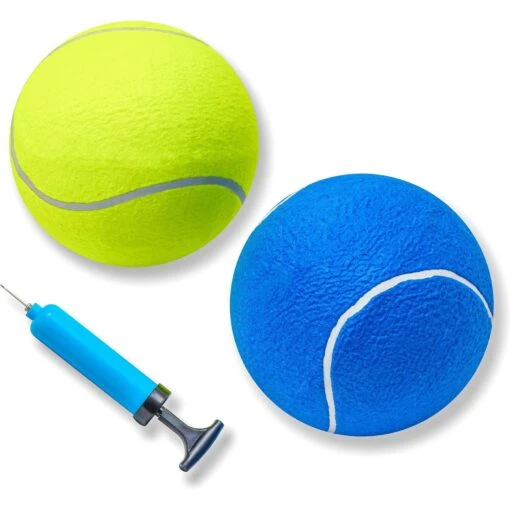 Pet Fit For Life Giant Tennis Ball Dog Toy, Yellow -Dog Supplies 872422 MAIN. AC SS1800 V1686245846