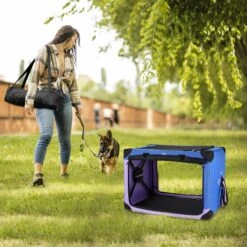 Ownpets 3 Door Collapsible Soft Dog & Cat Crate -Dog Supplies 873006 PT4. AC SS1800 V1687543767