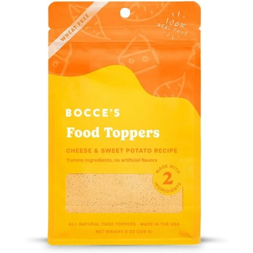 Bocce's Bakery Cheese & Sweet Potato Wheat-Free Dog Food Topper, 8-oz Bag -Dog Supplies 891318 MAIN. AC SS1800 V1686858949