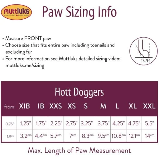 Muttluks Hott Doggers Dog Boot, 4 Boots -Dog Supplies 897510 PT1. AC SS1800 V1689799861