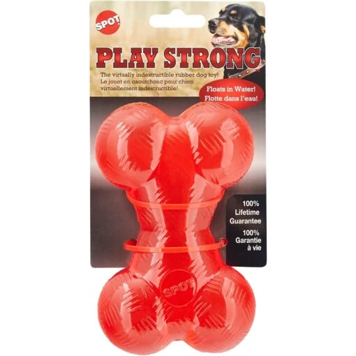 Ethical Pet Play Strong Rubber Bone Tough Dog Chew Toy -Dog Supplies 90303 PT7. AC SS1800 V1545176556