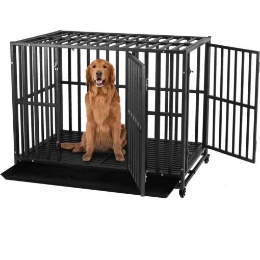 SMONTER Two Doors Heavy Duty Dog Crate -Dog Supplies 904190 MAIN. AC SS1800 V1688398360