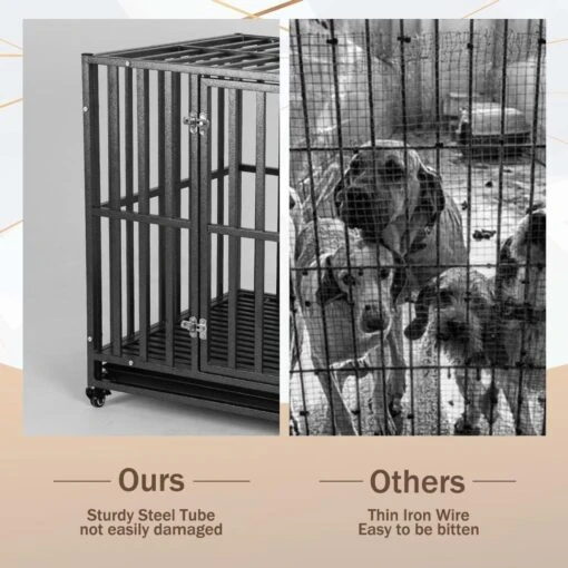 SMONTER Two Doors Heavy Duty Dog Crate -Dog Supplies 904190 PT2. AC SS1800 V1688398418