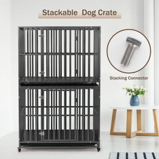 SMONTER Two Doors Heavy Duty Dog Crate -Dog Supplies 904190 PT6. AC SS1800 V1688398365