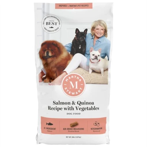 Martha Stewart Pet Food Salmon & Quinoa Recipe With Garden Vegetables Dry Dog Food -Dog Supplies 910998 MAIN. AC SS1800 V1692725910