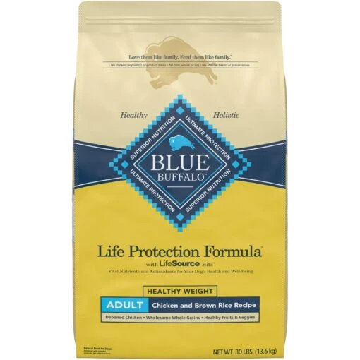 Blue Buffalo Life Protection Formula Healthy Weight Adult Chicken & Brown Rice Recipe Dry Dog Food & Blue Buffalo Homestyle Recipe Healthy Weight Chicken Dinner With Garden Vegetables & Brown Rice Canned Dog Food -Dog Supplies 916486 PT5. AC SS1800 V1689882838