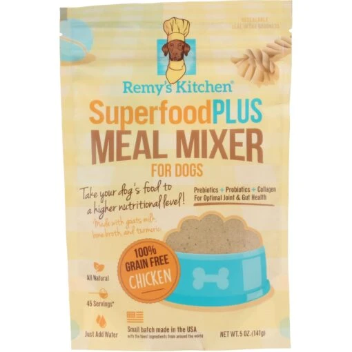 Remy's Kitchen SuperfoodPLUS Meal Mixers Chicken Grain-Free Dog Food Topping, 5-oz Bag -Dog Supplies 922854 MAIN. AC SS1800 V1690815108