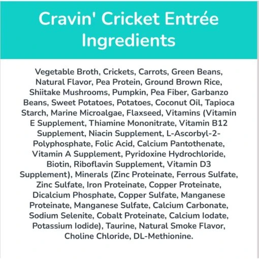 Jiminy's Cravin' Cricket Entree Organic Wet Dog Food, 6 Count -Dog Supplies 926662 PT3. AC SS1800 V1696262800